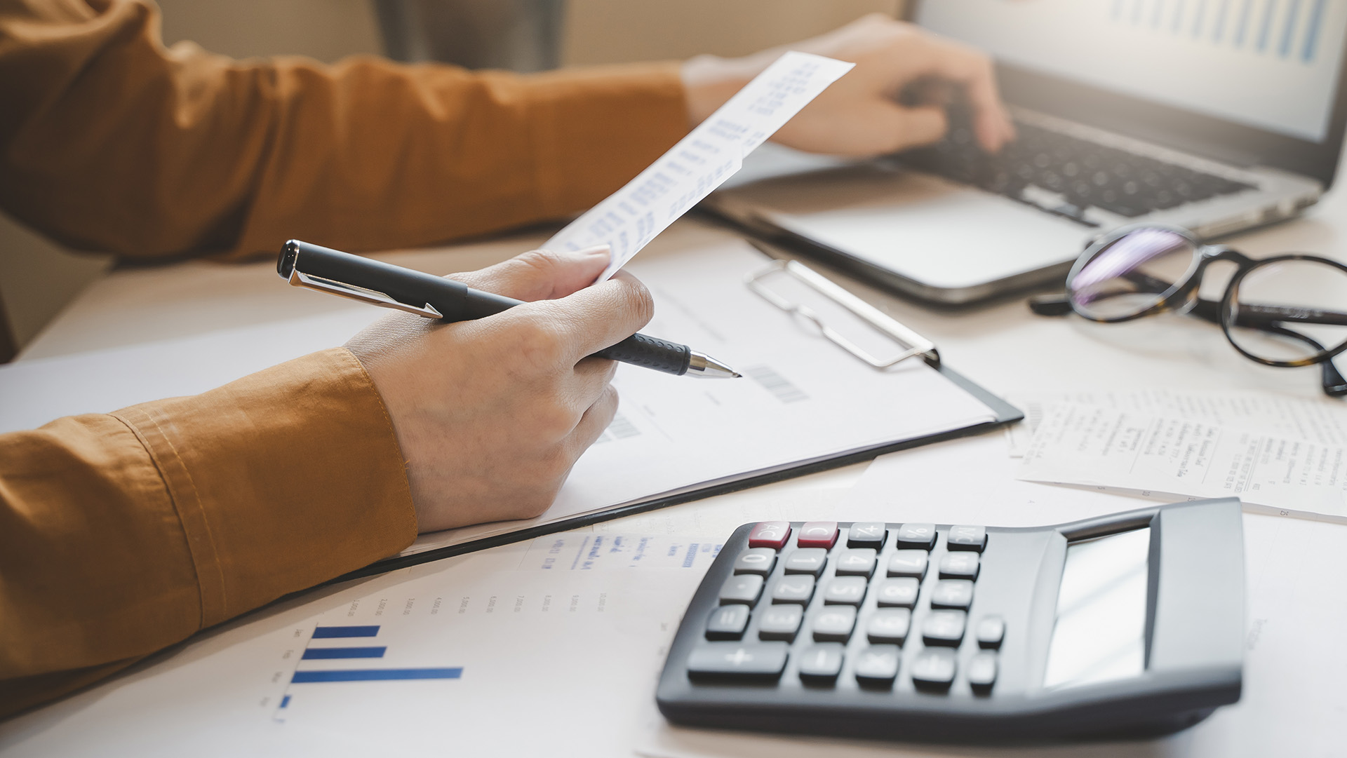person working with computer
